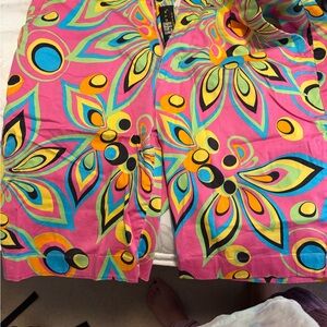 Loudmouth Pink Multicolor Floral-Print Men's Shorts